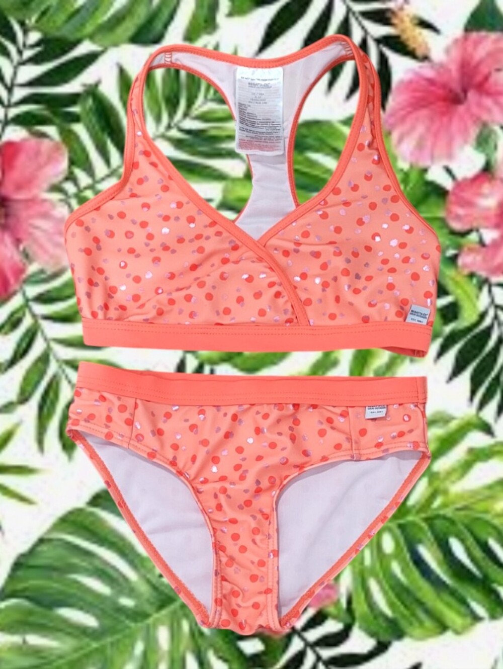 Regatta Rosanna Girl's Foil Dot Print Bikini Set